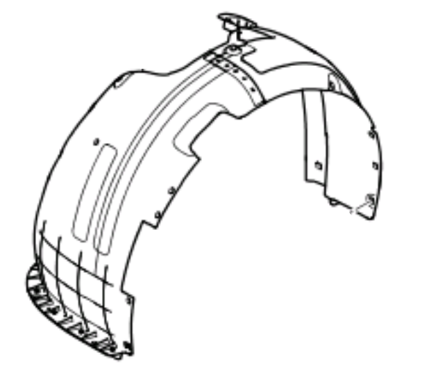 Fender Liner Front Left - 86811F2001